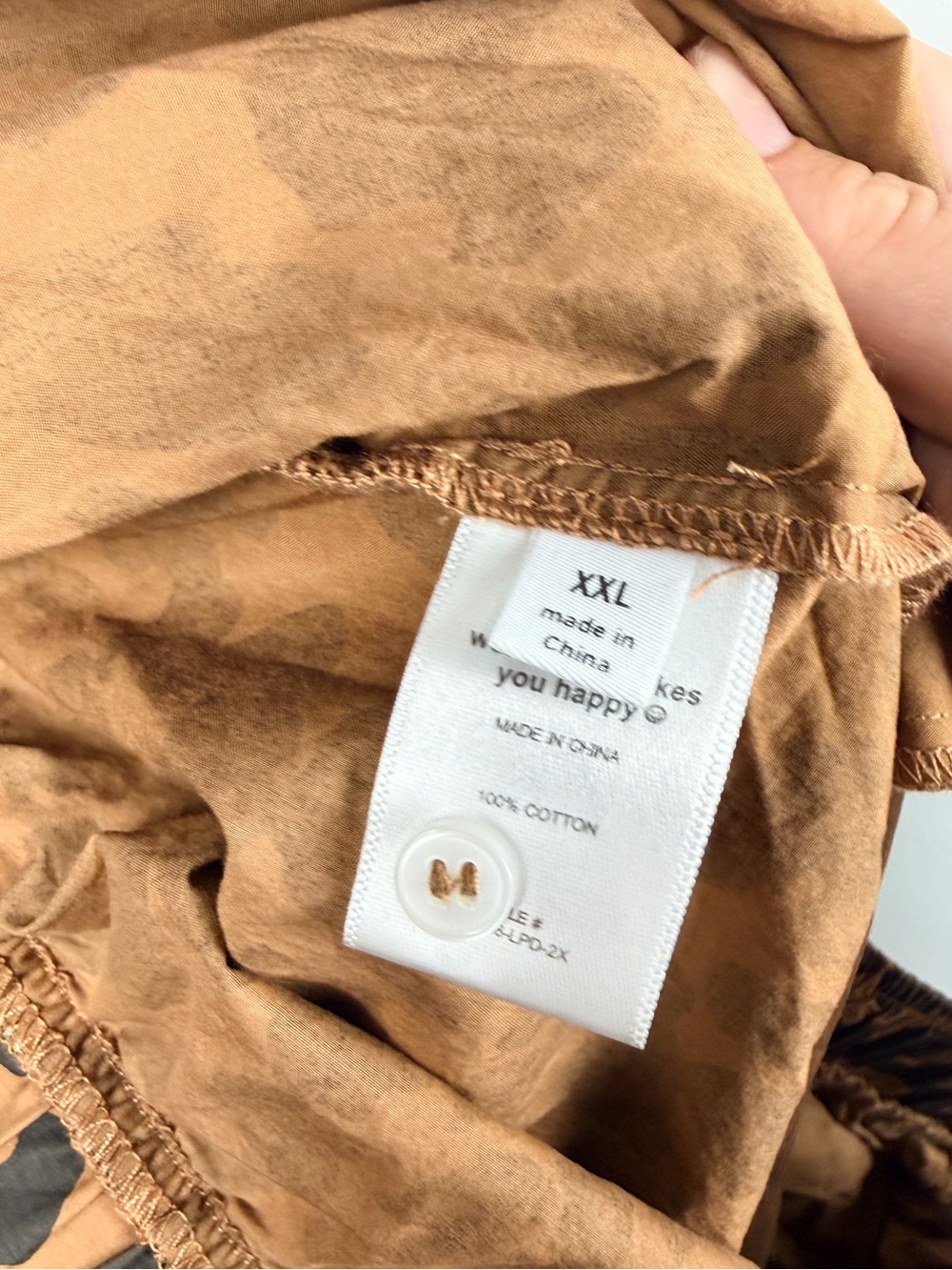Dressed in lala Happy Chance Barrel Leg Boxer Pants in animal print size xxl - Picture 6 of 7